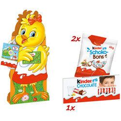 Продуктови Категории Шоколади Подаръчен комплект Kinder Mix 217 gr